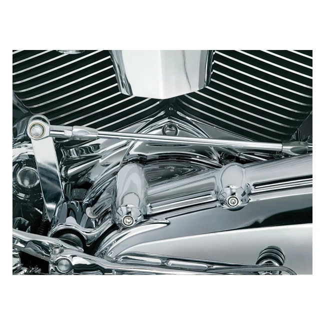 Groot Inhoudsvolume Kuryakyn, Cubierta De Base De Cilindro. Cromo Para Harley Davidson