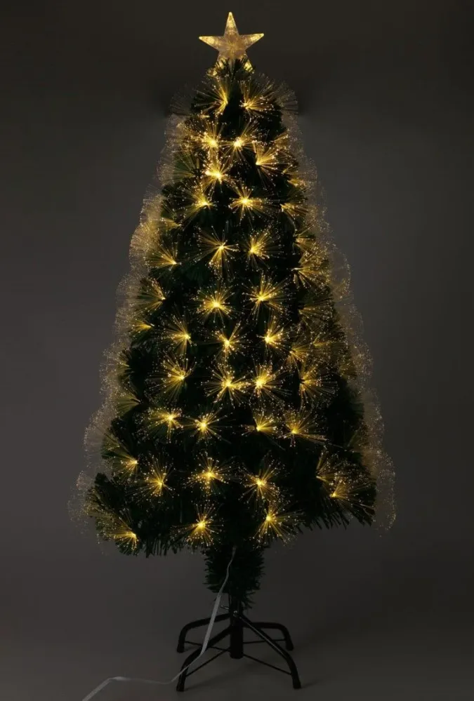Kerstboom Met Verlichting - Fiber Optic - 120 Cm Marcels Webwinkel