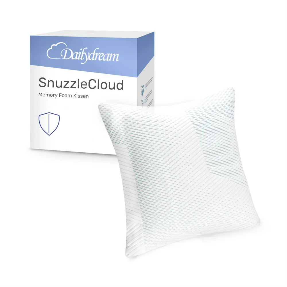 Ergonomisch kussen SnuzzleCloud, 40x40x16 cm, wit