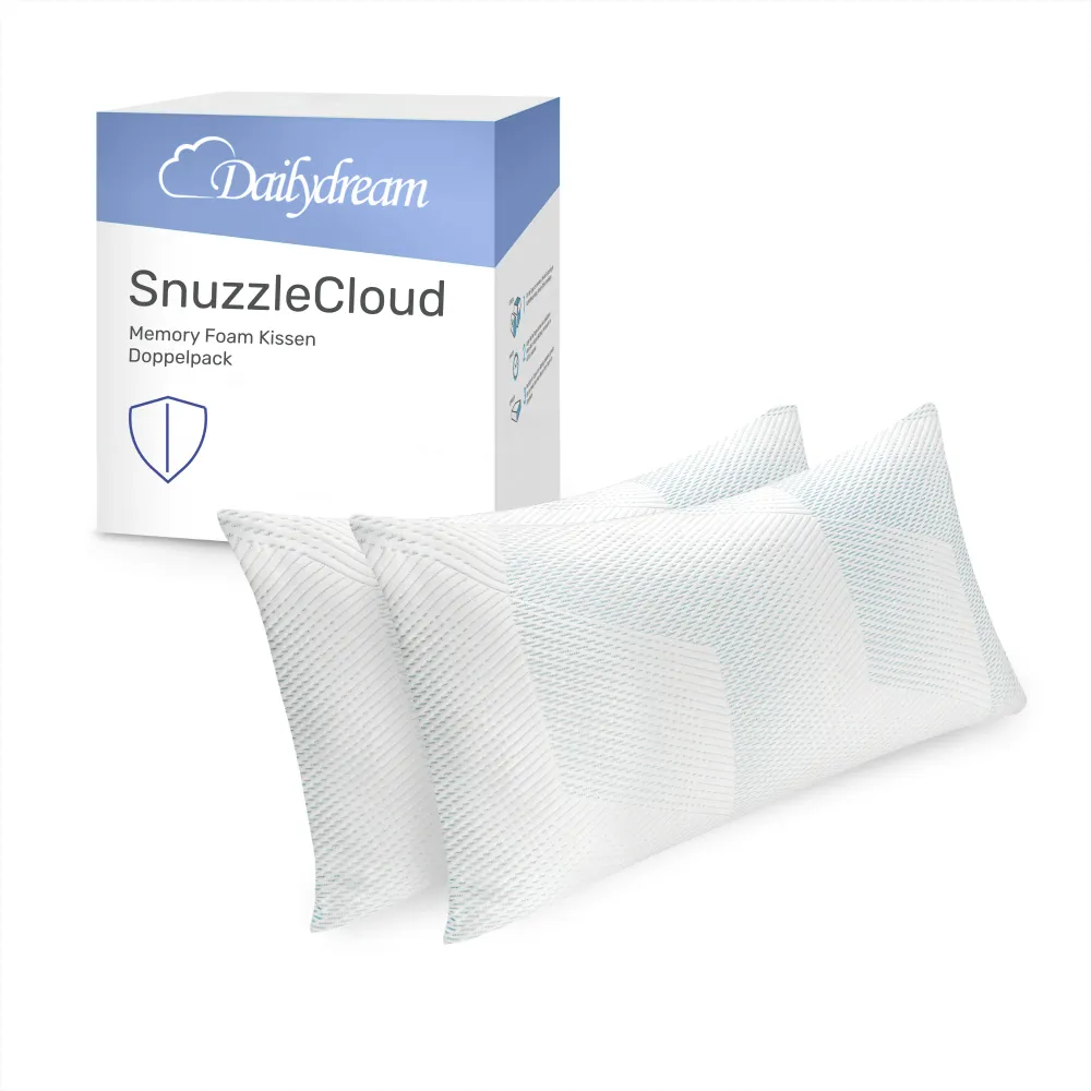 Ergonomisch kussen SnuzzleCloud, 80x40x20 cm, 2 stuks, wit