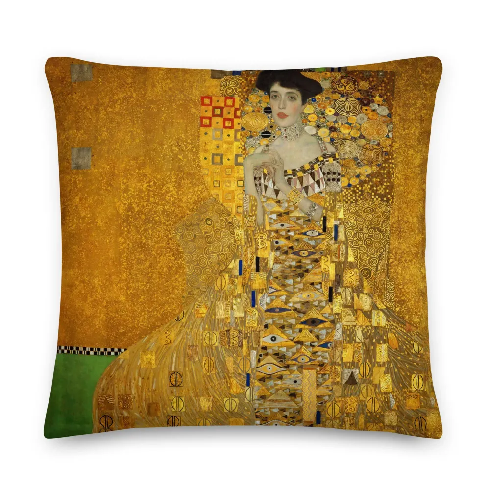 Premium kussen - Gustav Klimt, Adele Bloch-Bauer