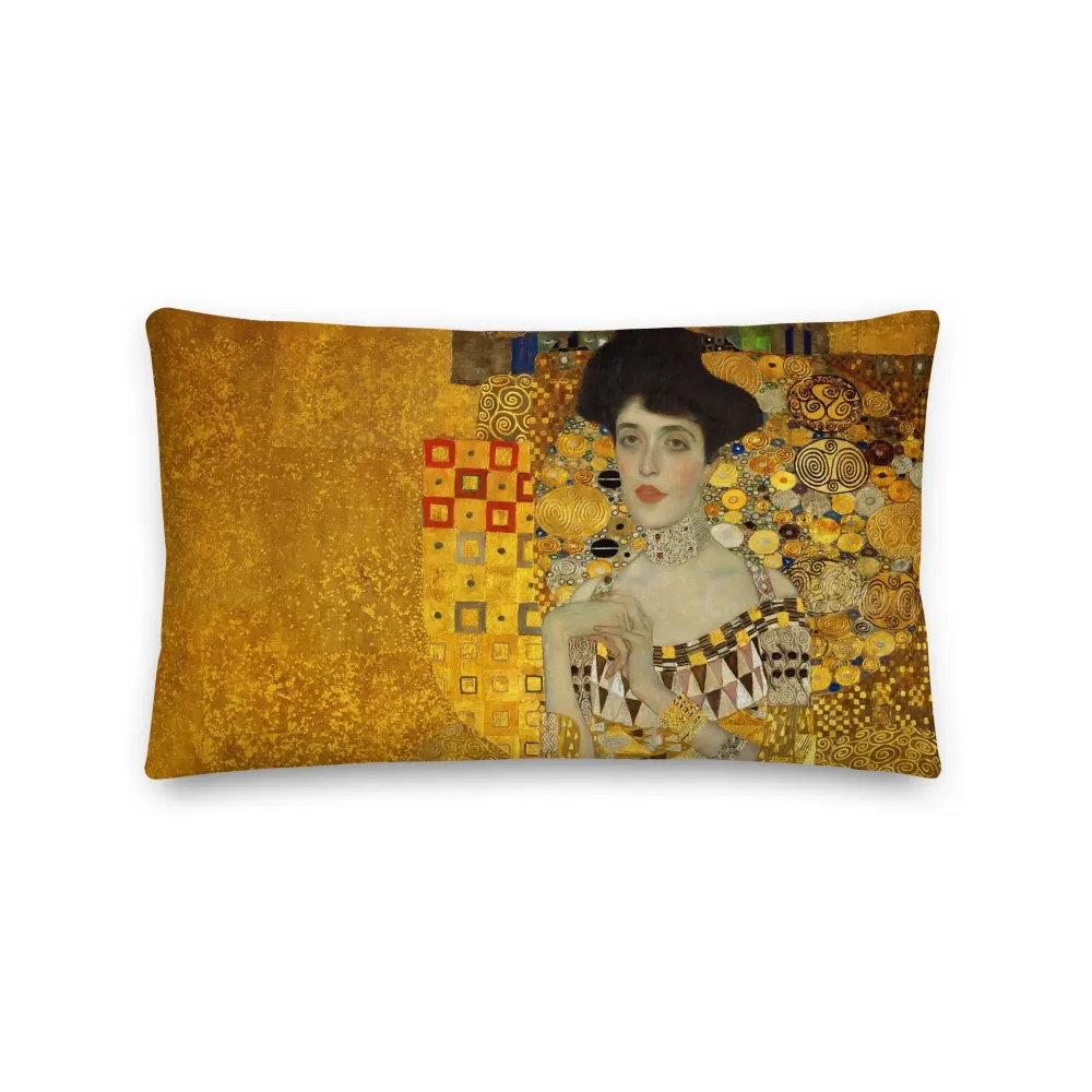 Premium kussen - Gustav Klimt, Adele Bloch-Bauer