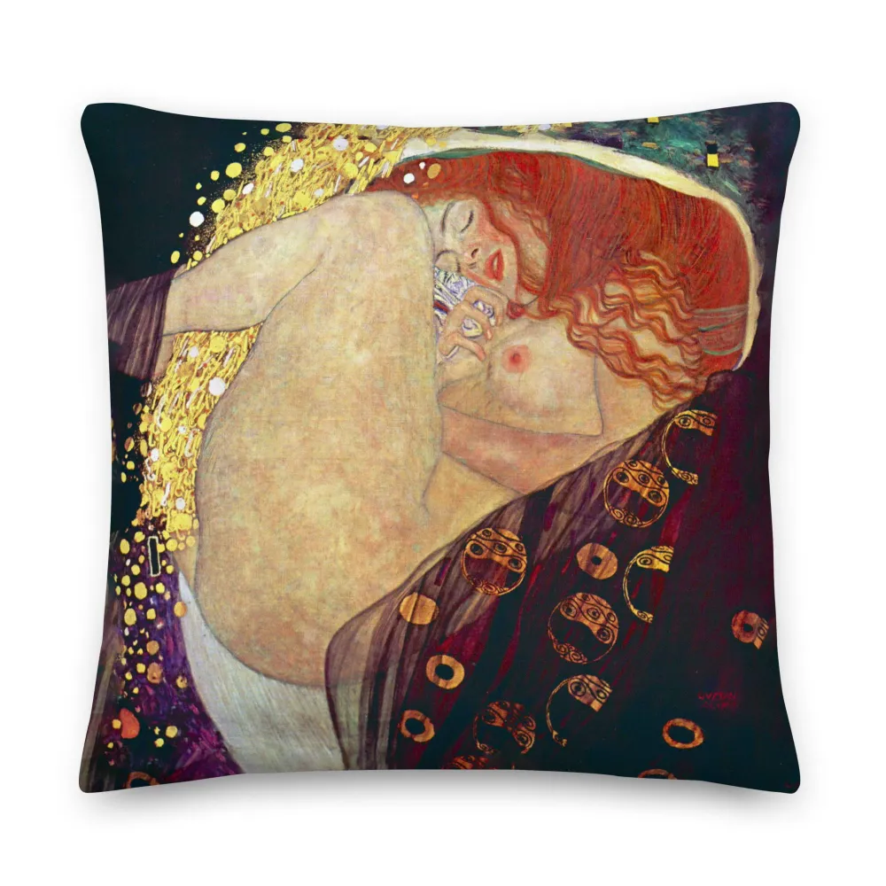 Premium kussen - Gustav Klimt, Danae