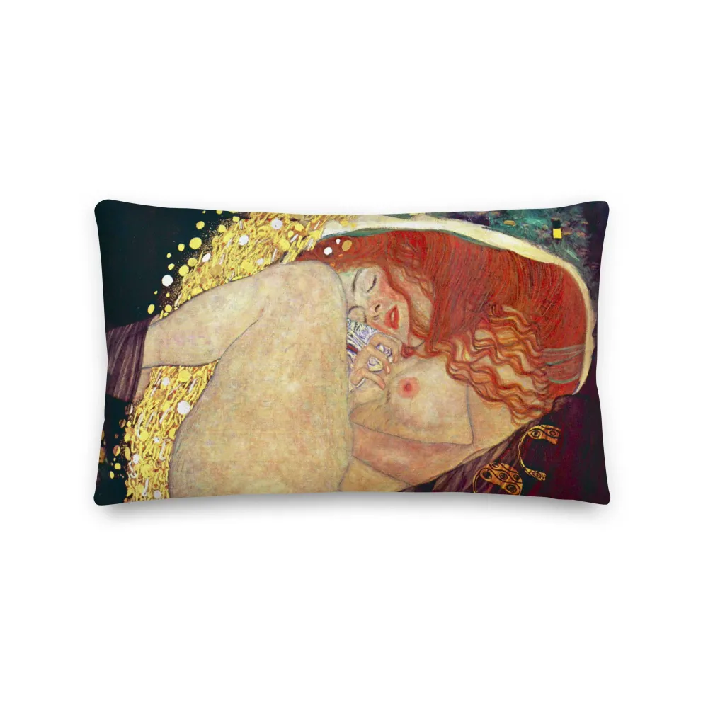 Premium kussen - Gustav Klimt, Danae
