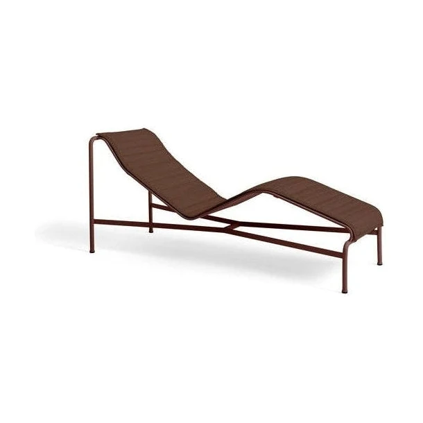 HAY Palissade chaise longue kussen iron red