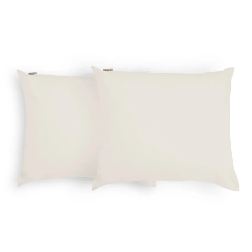 Walra - Kussensloop Crispy Cotton - 2x 60x70 cm - Off White