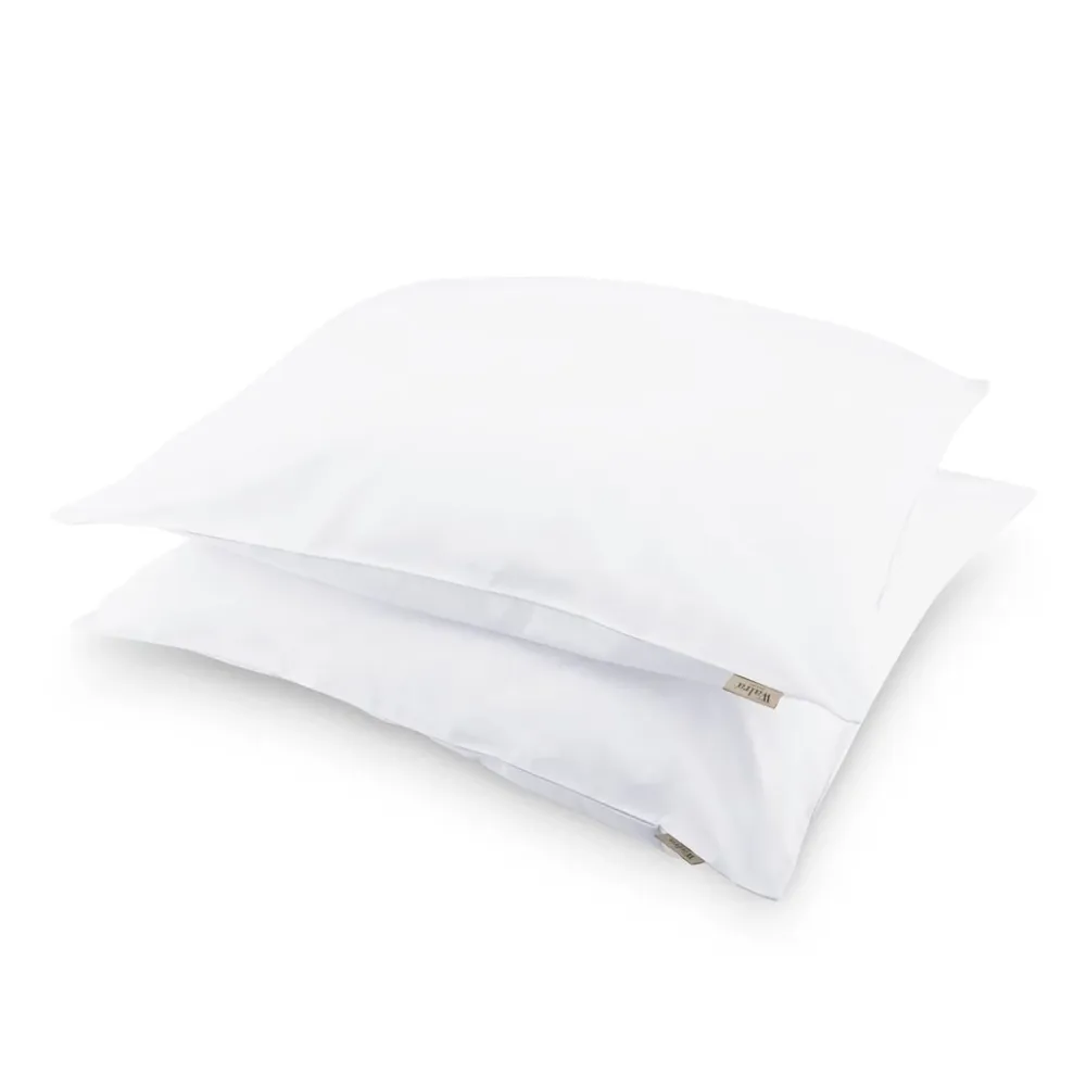 Walra - Kussensloop Crispy Cotton - 2x 80x80 cm - Wit