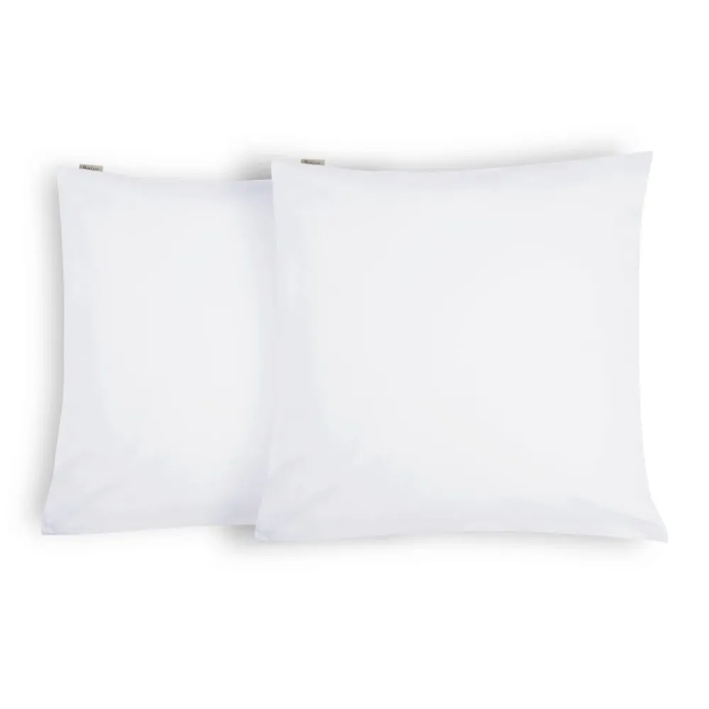 Walra - Kussensloop Crispy Cotton - 2x 80x80 cm - Wit