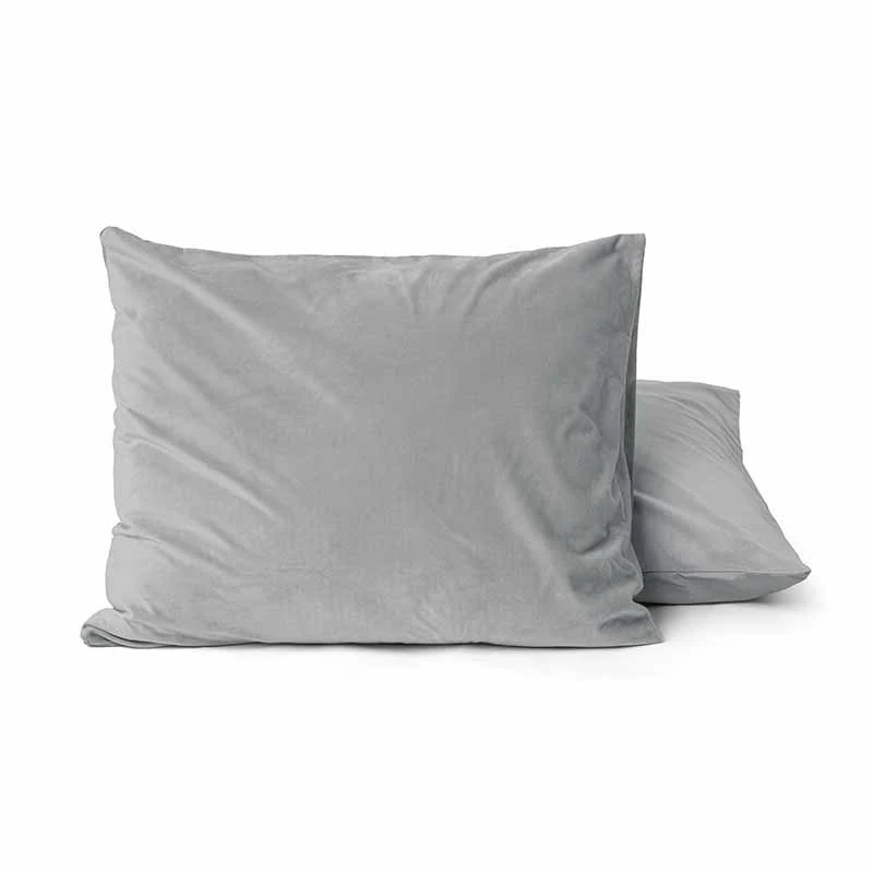 2-PACK Velvet Kussensloop - Wit Sleeptime