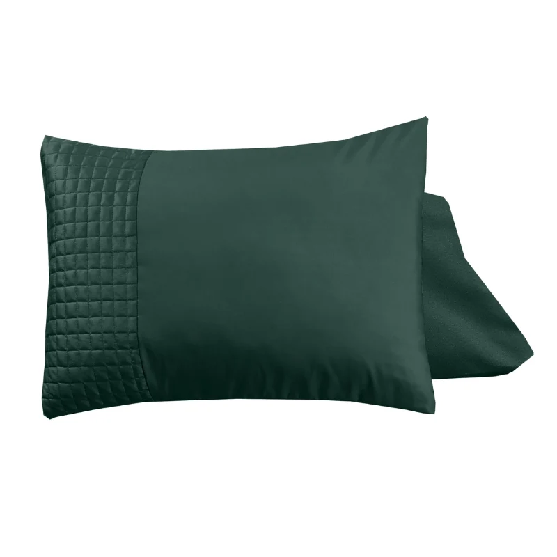 Kussenslopen - Velvet Band: 2-Pack - Groen Sleeptime