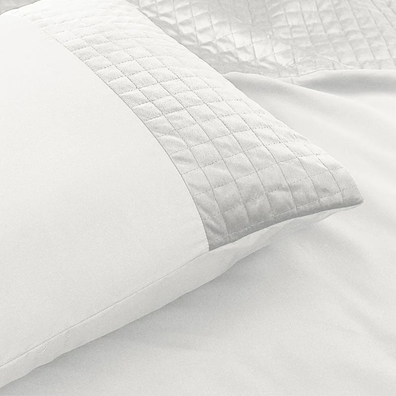 Kussenslopen - Velvet Band: 2-Pack - Wit Sleeptime