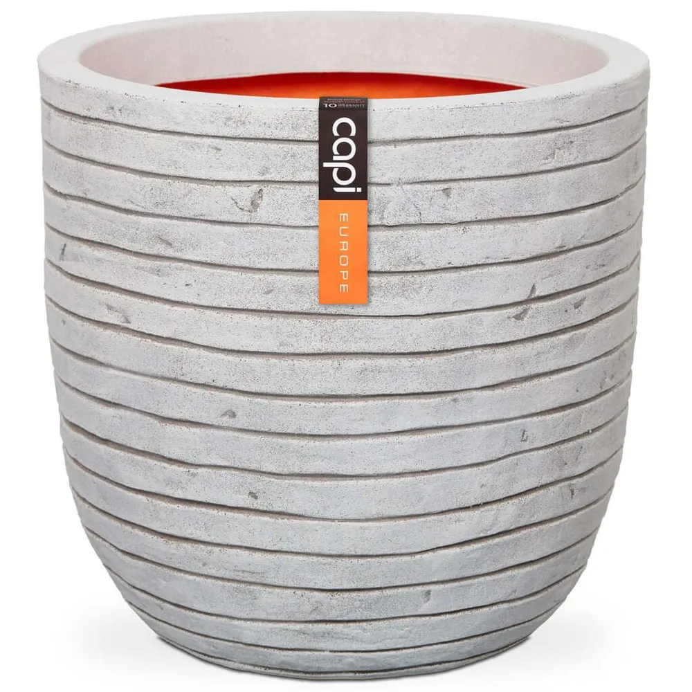 Capi Bloempot Nature Row 35x34 cm ivoorkleurig KRWI932 20 cm Diameter