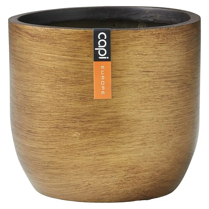 Capi Europe Binnenpot, rond Vintage - Buitenmaat - Ø x h: 8 x 6 cm, Goud, Polyester