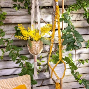 Tutorial: Hoe een macramé bloempot te maken Drainage Gaten
