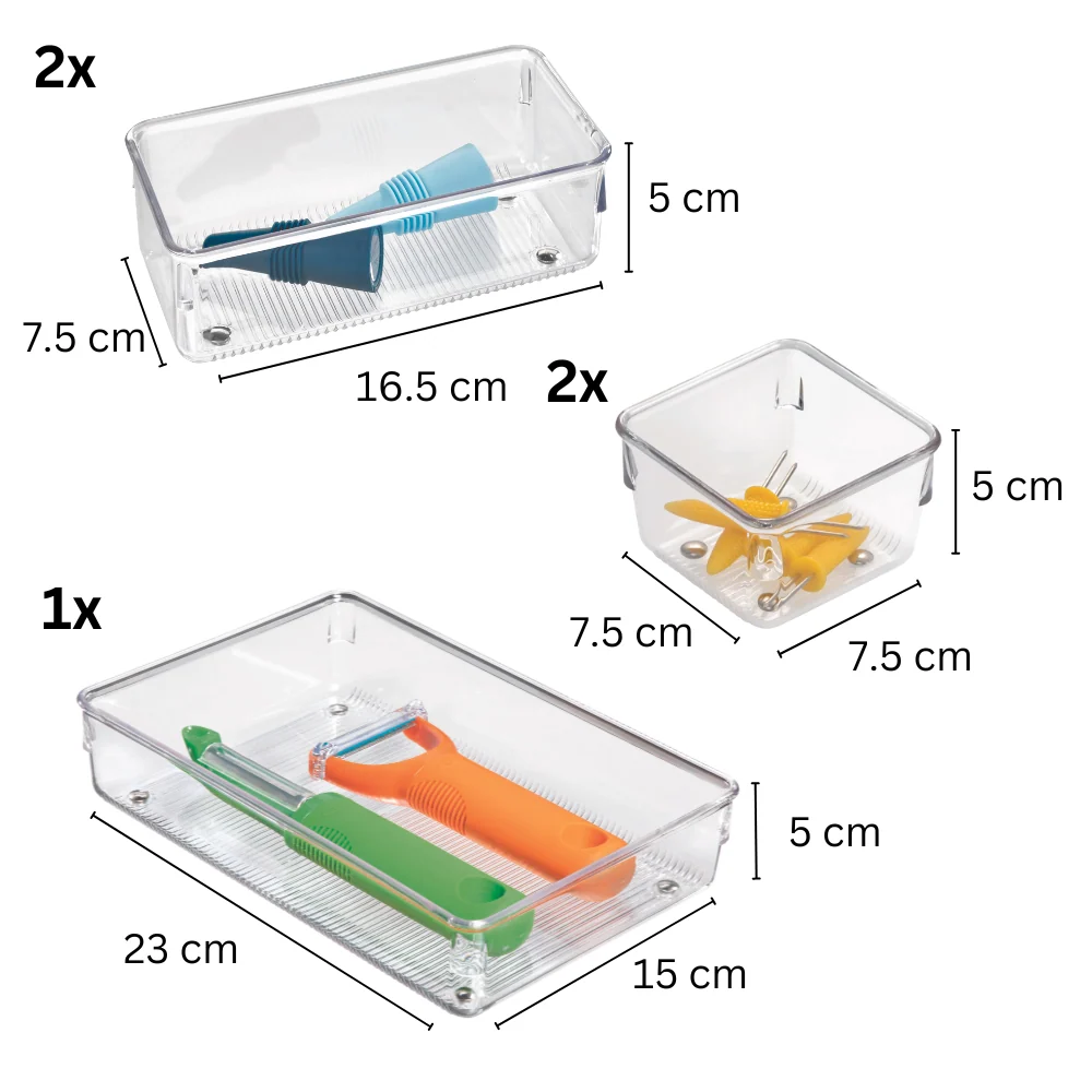 Ladenorganizer-set LINUS (5-delig)