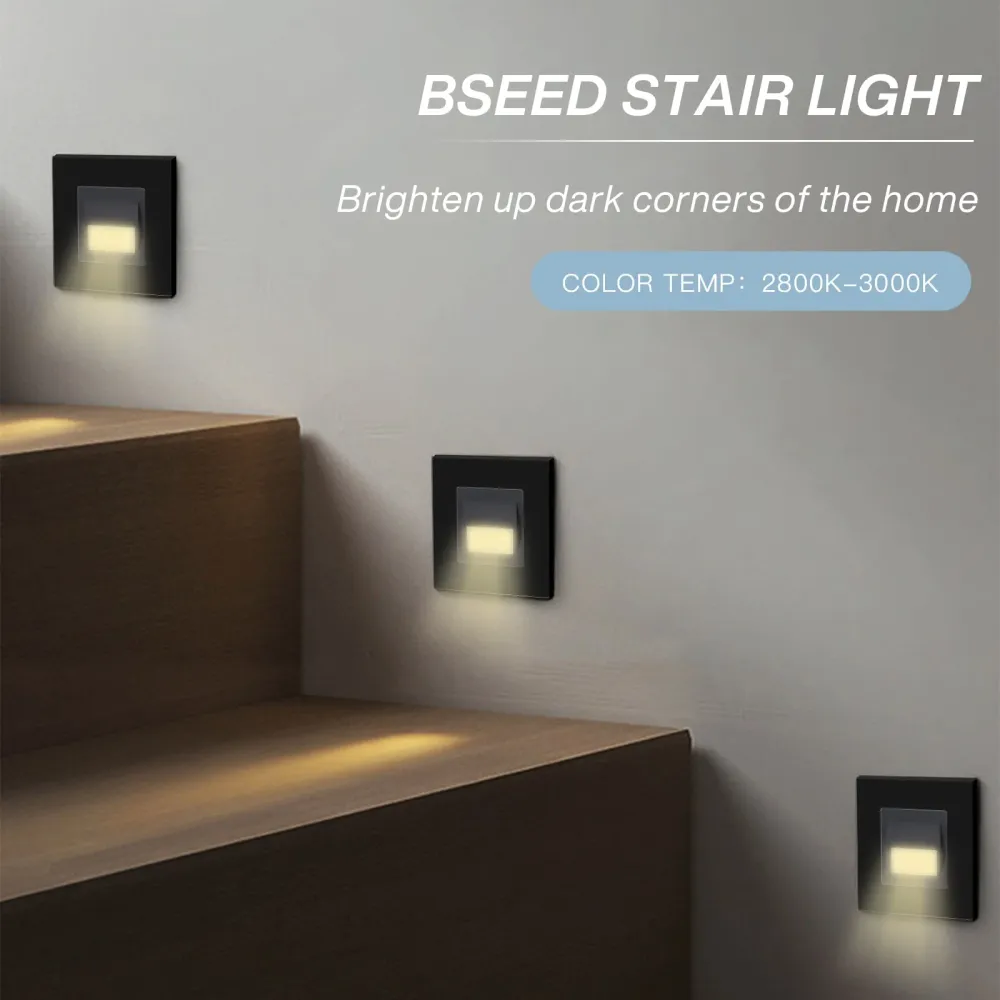BSEED voetruimteverlichting vloerlamp met bewegingssensor LED 2800-3000K Bseedswitch