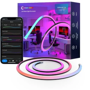 BSEED WiFi Bluetooth slimme RGB Dream Color LED-neonlamp met meerdere bedieningsopties voor bureaus Bseedswitch
