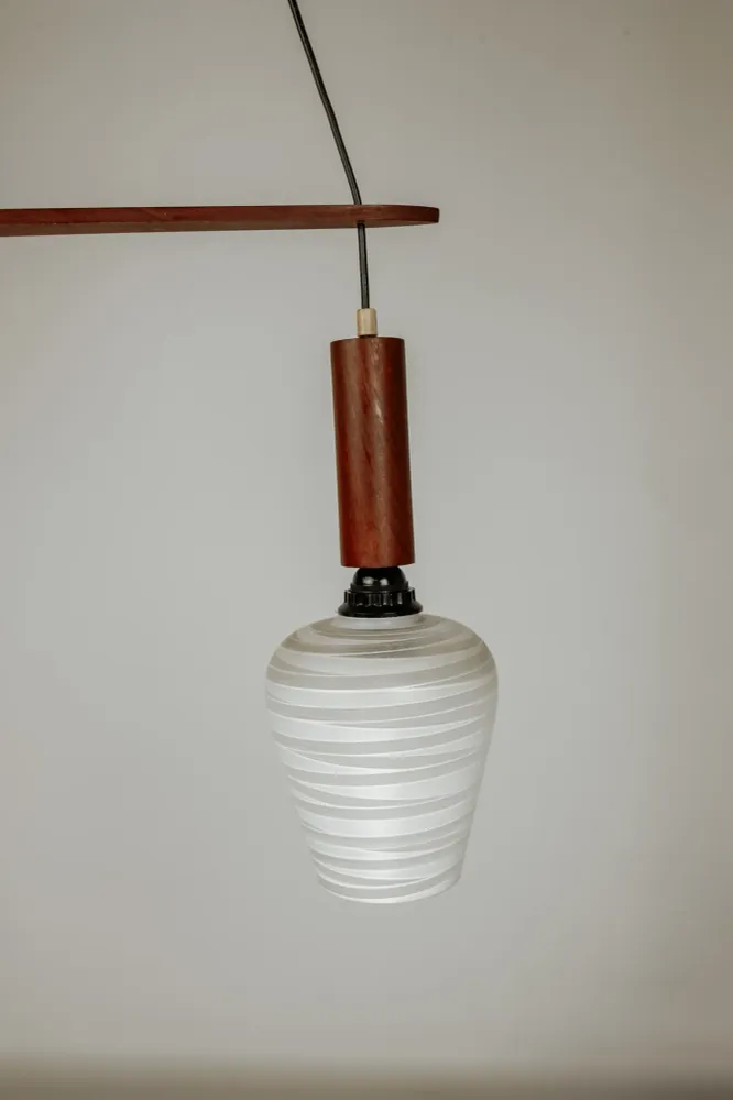 Mid Century Modern cascade hanglamp, jaren 60