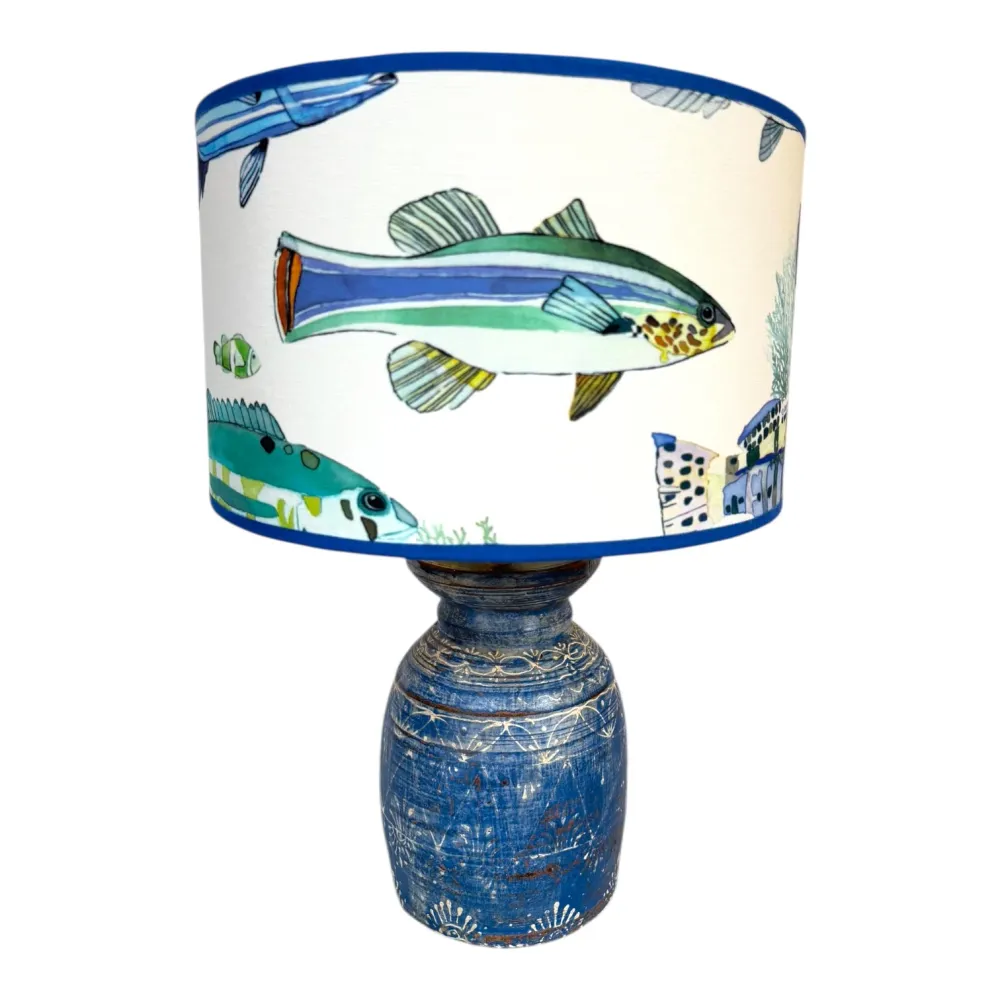 Indiase waterkruik blauw Studio Limonada