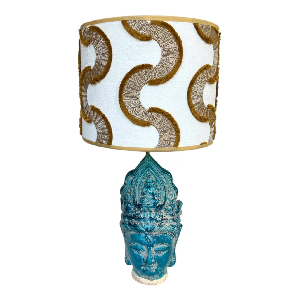 Lampenvoet Boeddha blauw Studio Limonada