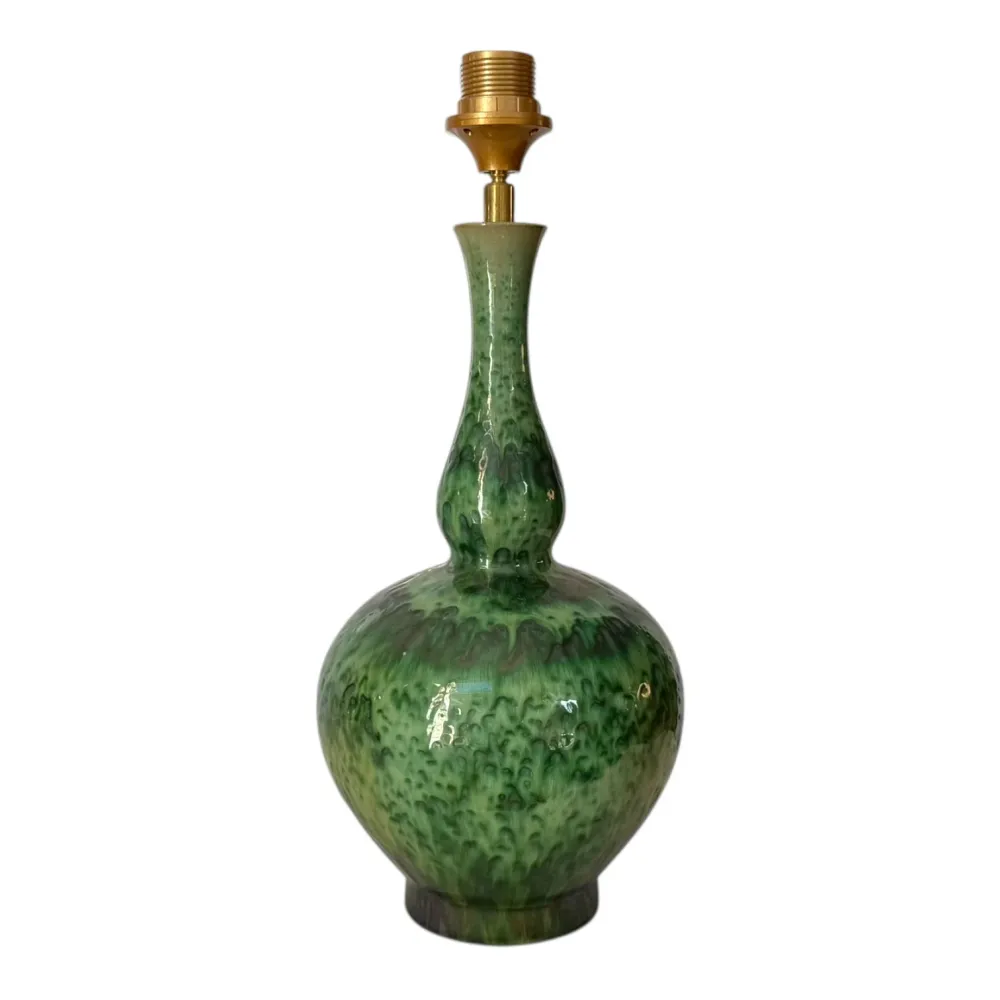 Lampenvoet groen vaas slanke hals Studio Limonada