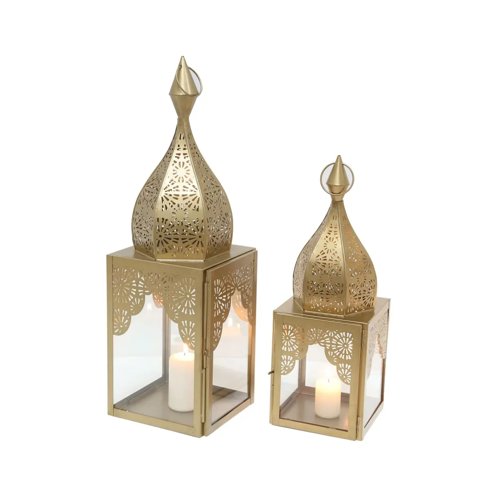 Oosterse windlicht Modena Gold L&M