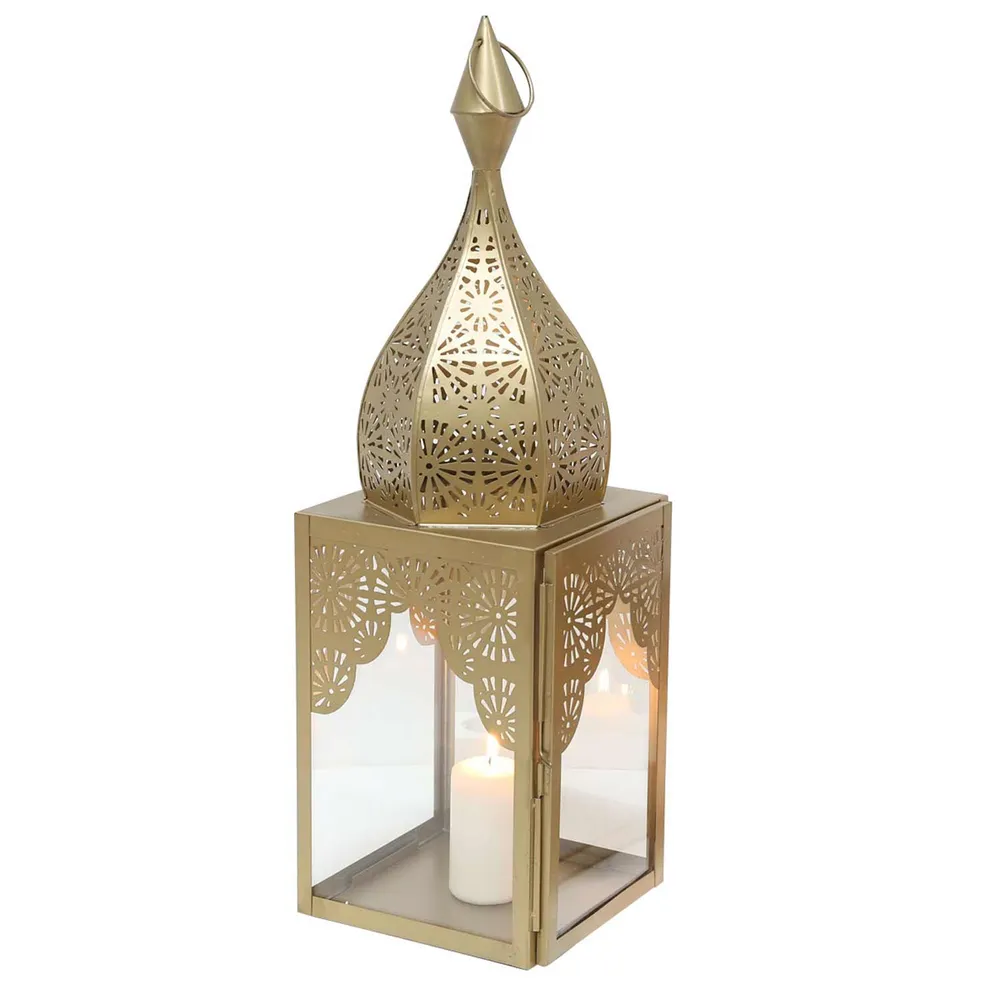 Oosterse windlicht Modena Gold L