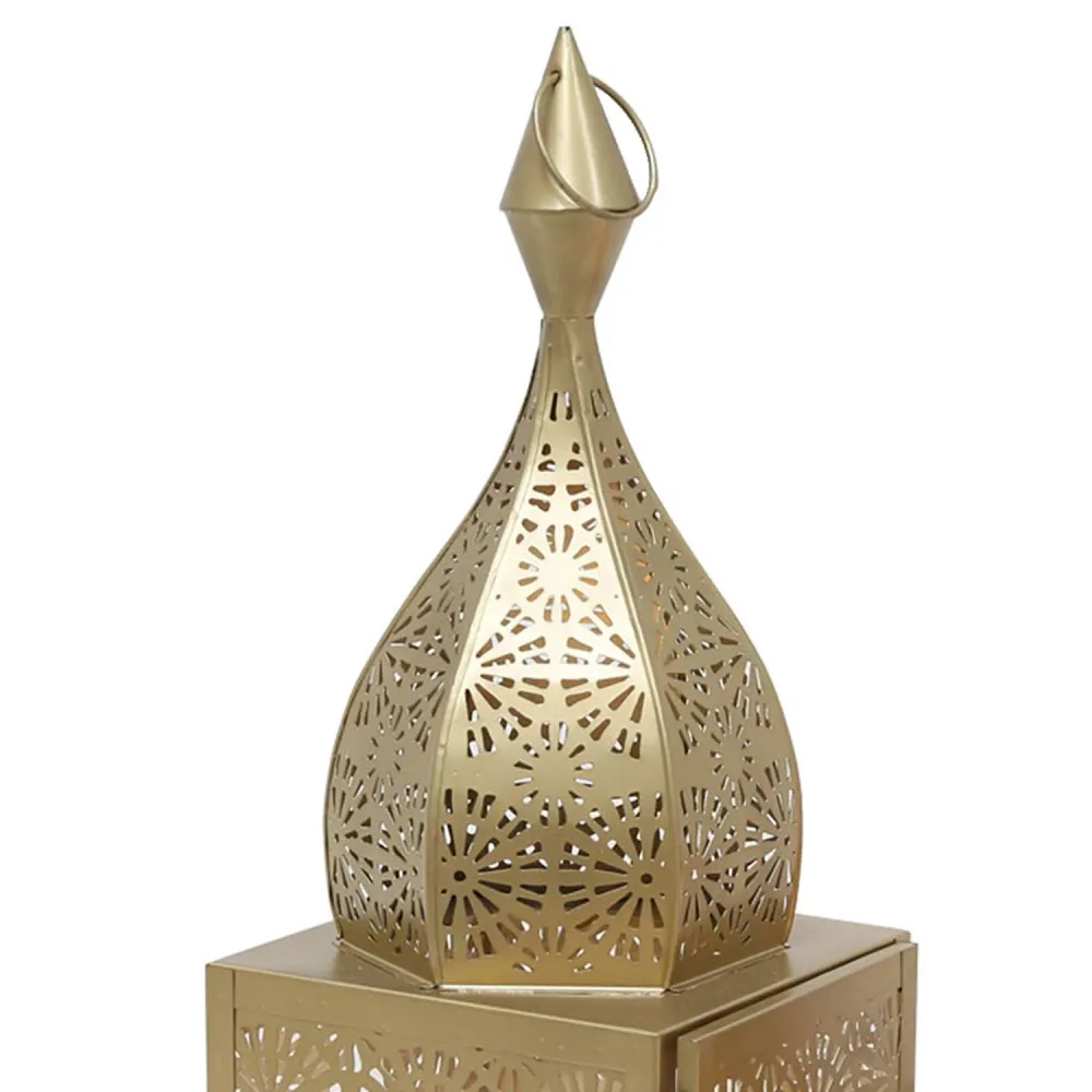 Oosterse windlicht Modena Gold L