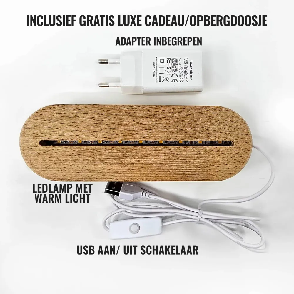 Licht ons leven - Fotolamp voor mama