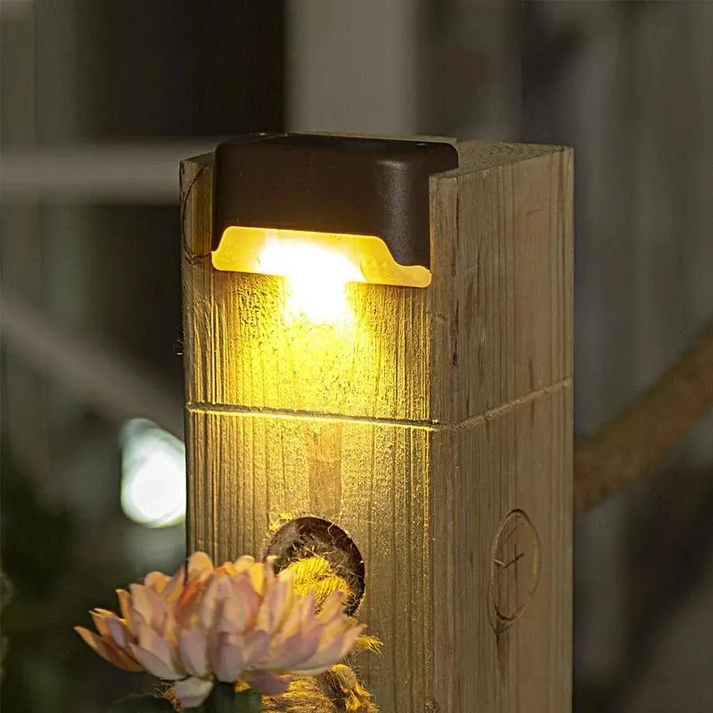 LED Solar Licht Pad Trap Buiten Waterdichte Muur Lamp (8st)