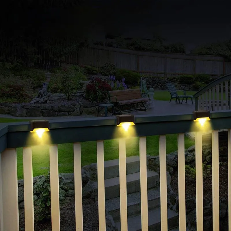 LED Solar Licht Pad Trap Buiten Waterdichte Muur Lamp (8st)