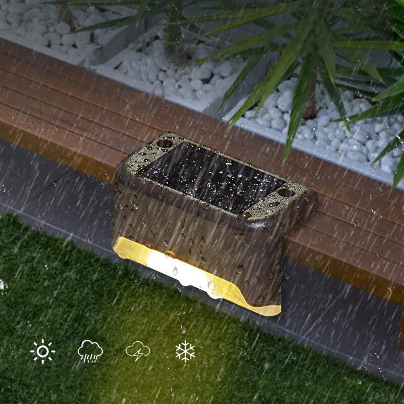 LED Solar Licht Pad Trap Buiten Waterdichte Muur Lamp (8st)