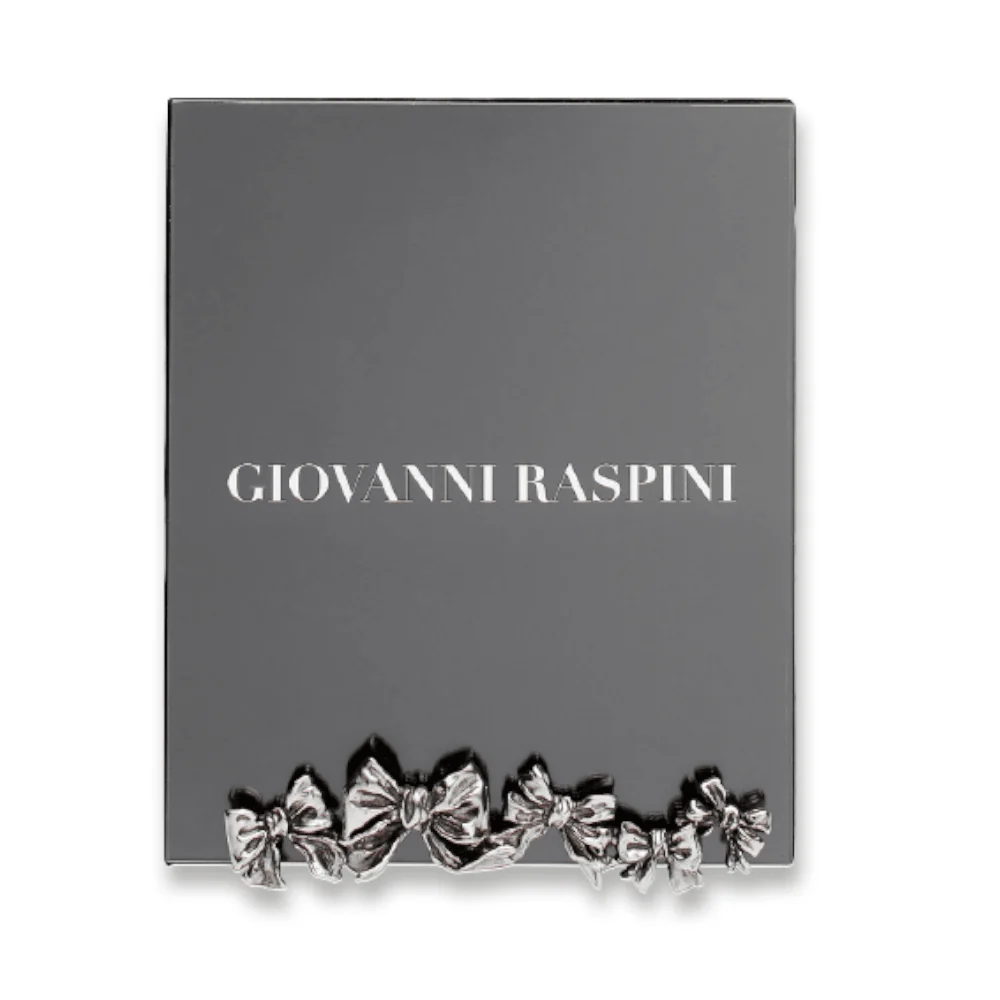 Giovanni Raspini Fiocchi glas 16x20cm wit brons B0686
