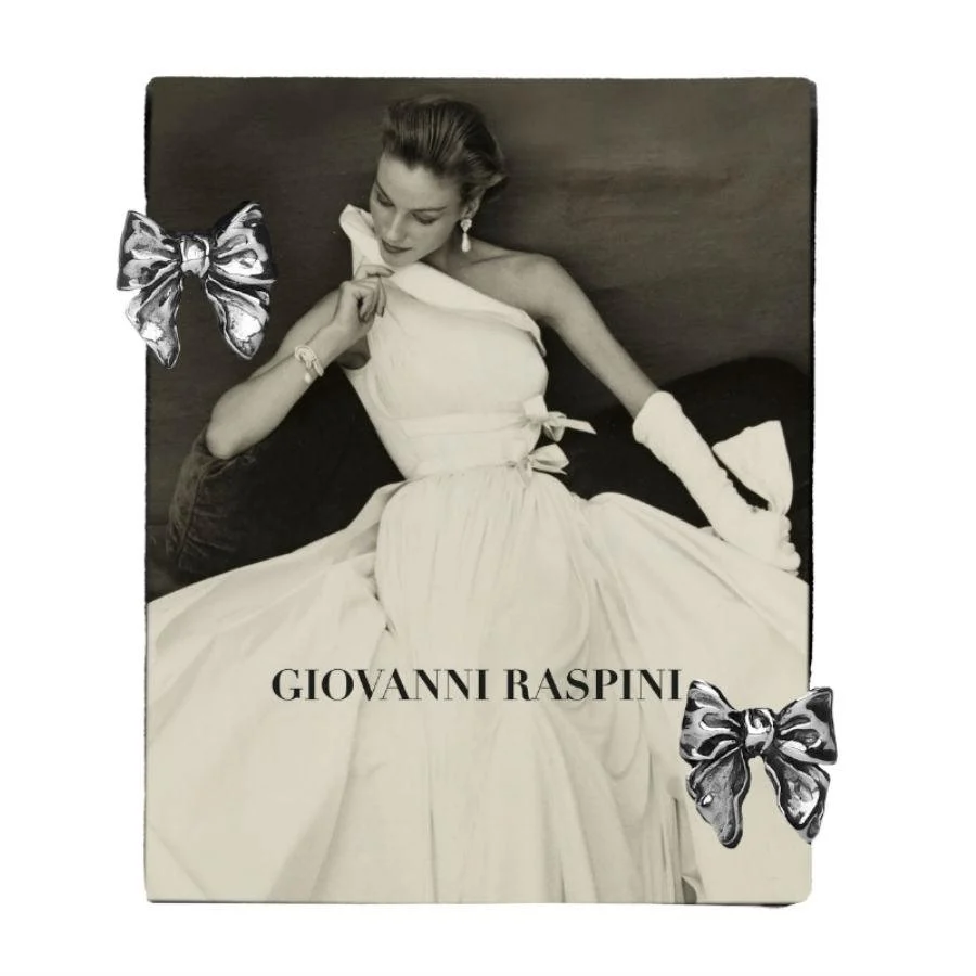 Giovanni Raspini grote glazen strik clipframe 16x20cm B0170