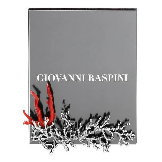 Giovanni Raspini klein Coralli glasframe 12x15cm brons B684