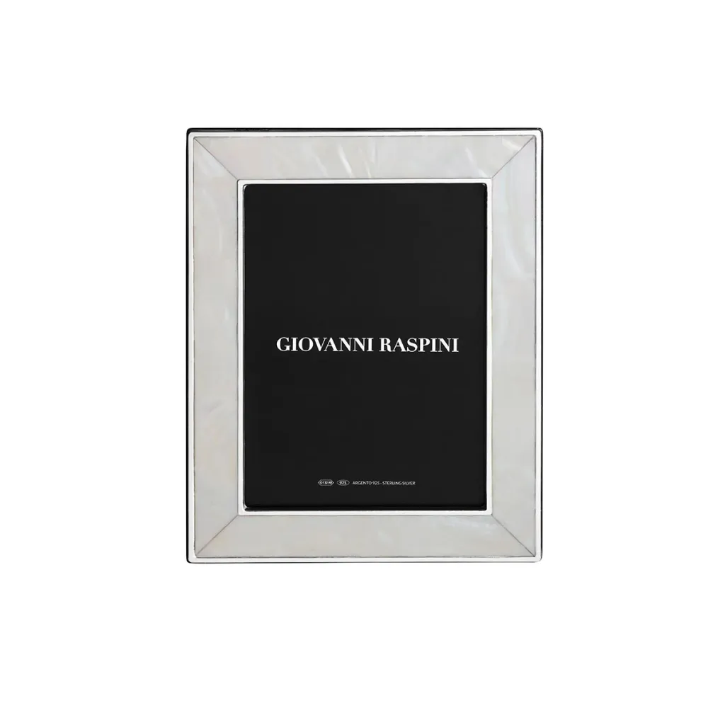 Giovanni Raspini klein Parelmoer montuur 925 zilver 2405