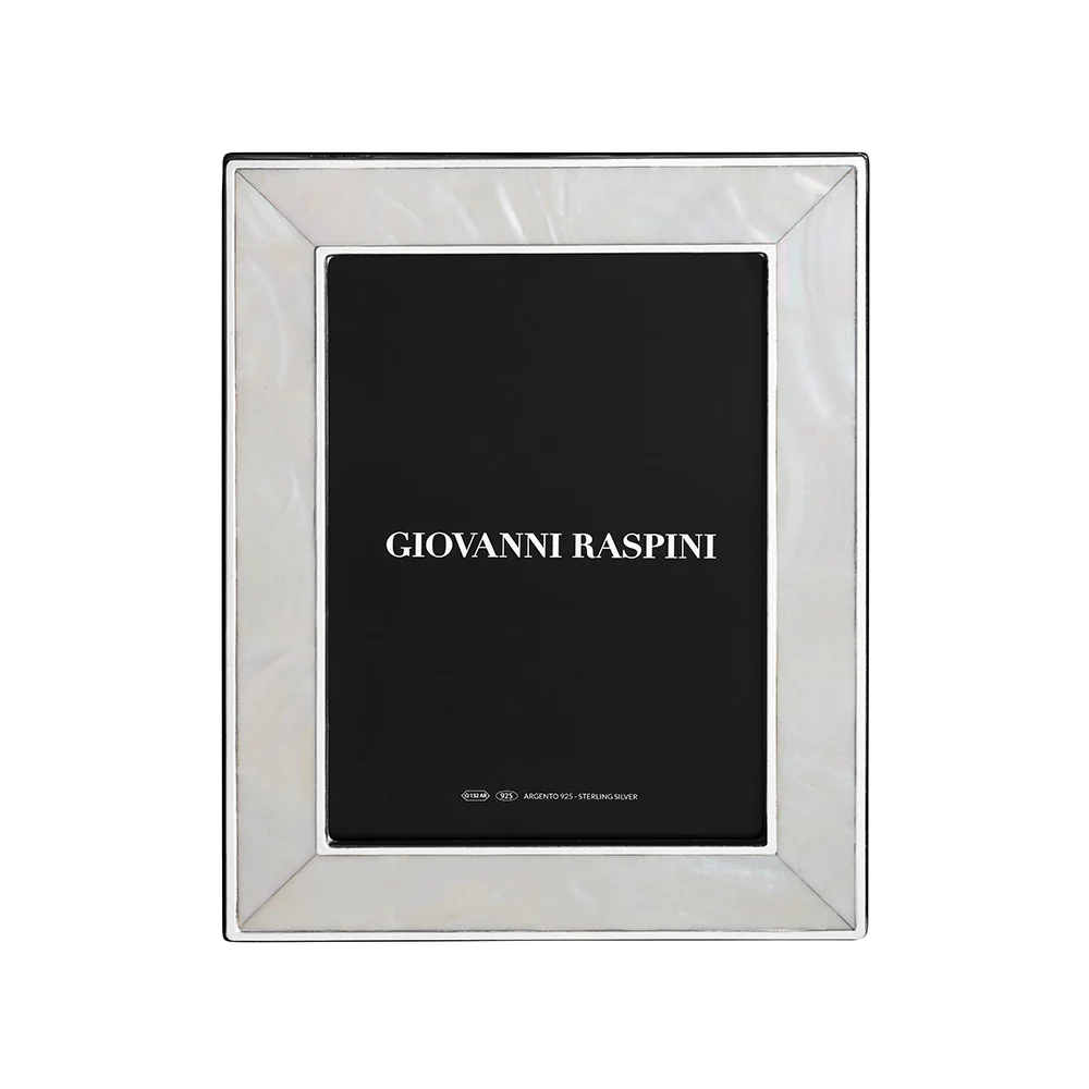 Giovanni Raspini medium Parelmoer frame 925 zilver 2404