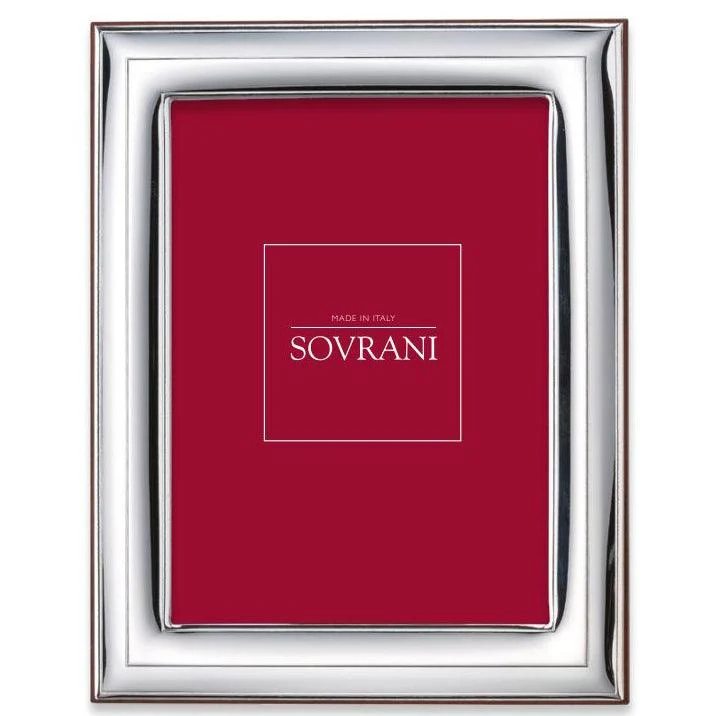 Sovrani glanzend gelamineerd zilveren frame 13x18cm B634