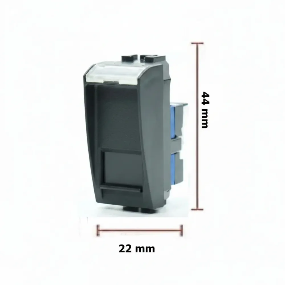 CONECTOR RJ45 UTP TOOLLESS 1 MOD. CAT. 6 NEGRO LIVING LIGHT LEGRAND