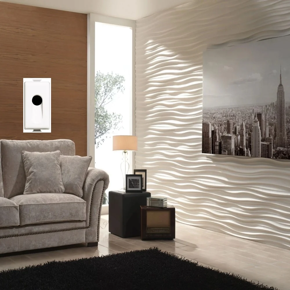 MODULO CON SALIDA PARA CABLE 1 MODULO BLANCO N4953 LIVING Y LIGHT LEGRAND