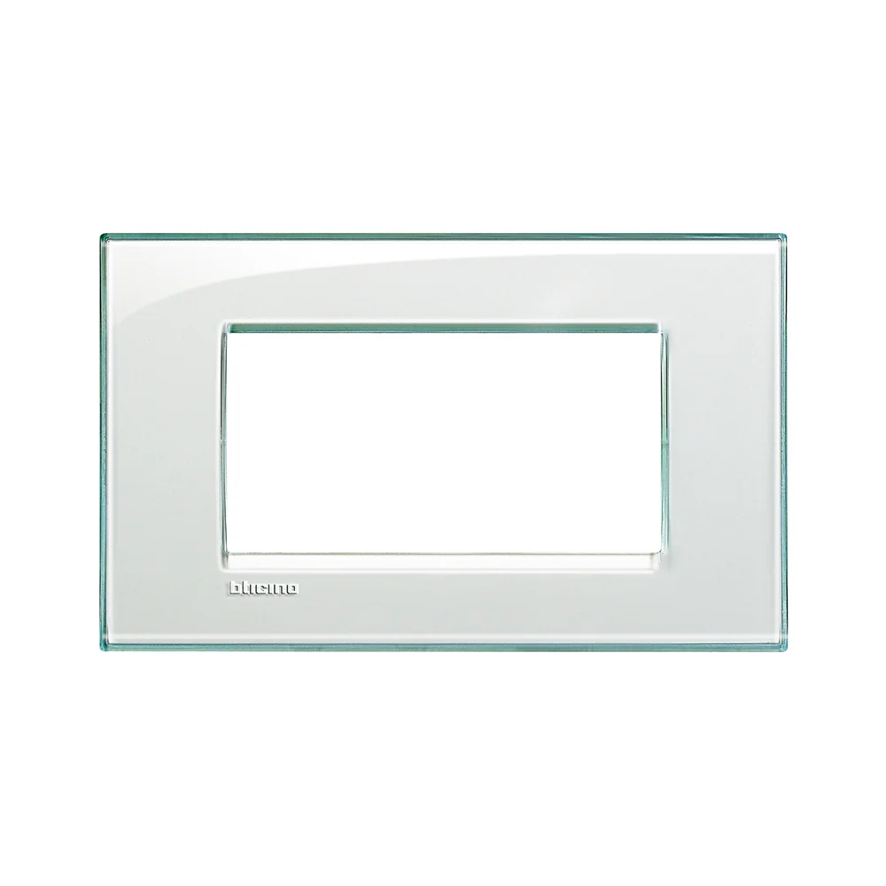 PLACA RECTANGULAR COLOR AGUAMARINA 4 MOD. LNA4804KA LIVING Y LIGHT LEGRAND