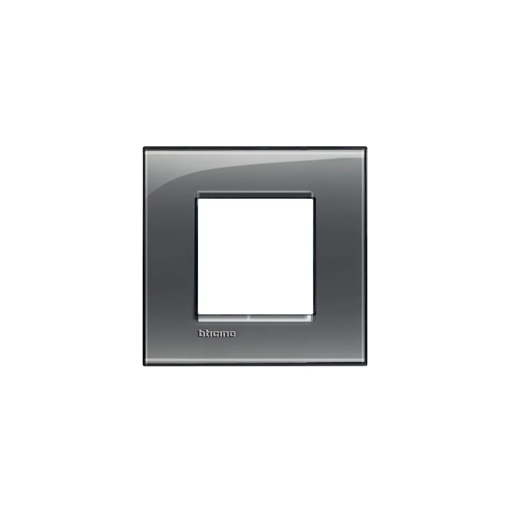 PLACA RECTANGULAR COLOR HUMO 2 MOD. LNA4802KF LIVING Y LIGHT LEGRAND