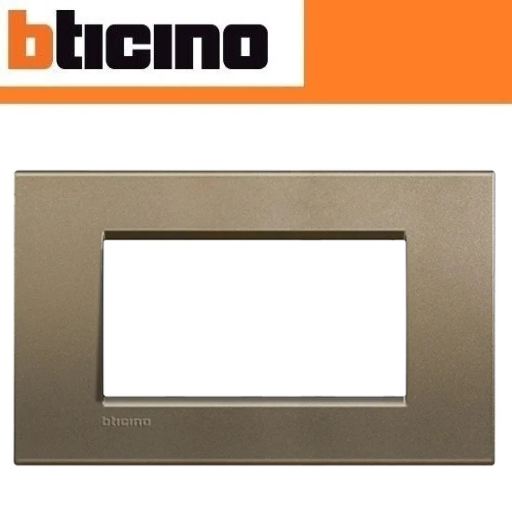 PLACA RECTANGULAR COLOR SQUARE 4 MOD. LNA4804SQ LIVING Y LIGHT LEGRAND