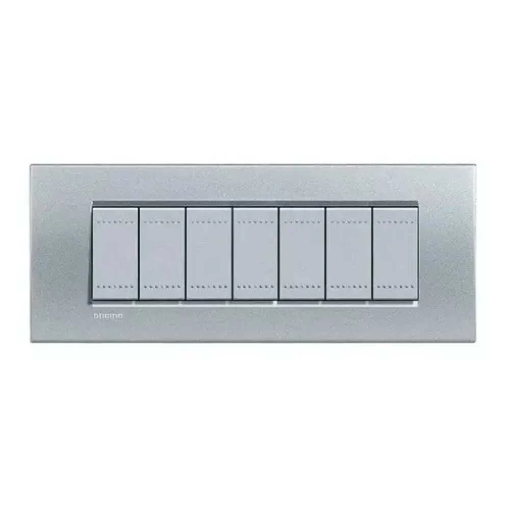 PLACA RECTANGULAR COLOR TECH 7 MOD. LNA4807TE LIVING Y LIGHT LEGRAND