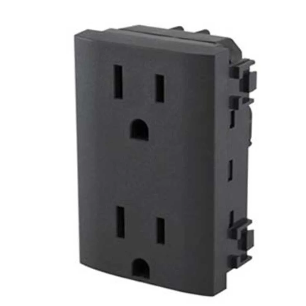 TOMACORRIENTE DUPLEX 2P+T 3 MOD. 15A/127-277V. L4188 LEGRAND