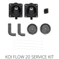 Complete membraan-/kleppenset voor Koi Flow 20 Superfish