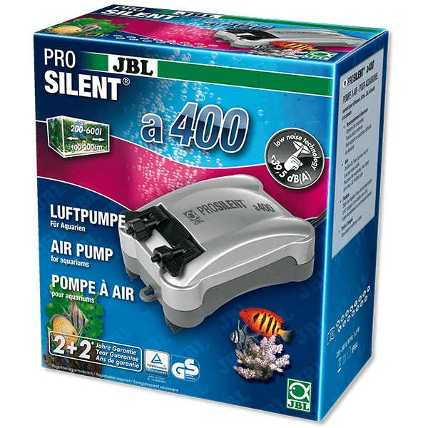 Luchtpomp JBL Proslent A400 - voor 200l aquarium op 600l