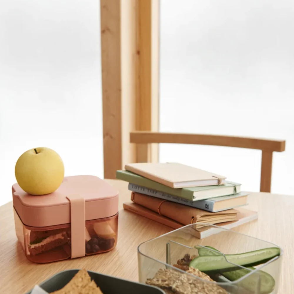 Liewood Kinder Bento Box Zeeblauw/Baleinblauw