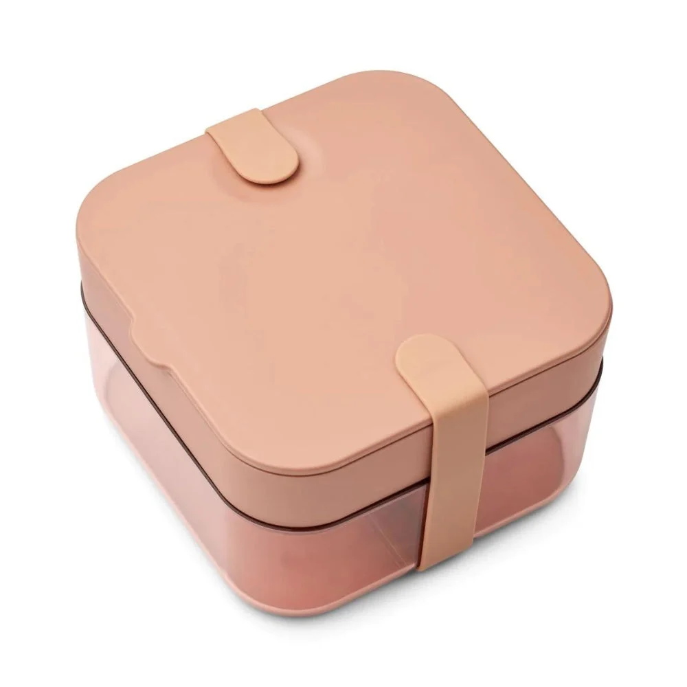 Liewood Kinder Lunchbox Bento Box Toscane roos/Dusty framboos