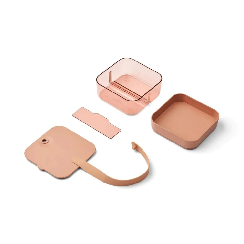 Liewood Kinder Lunchbox Bento Box Toscane roos/Dusty framboos